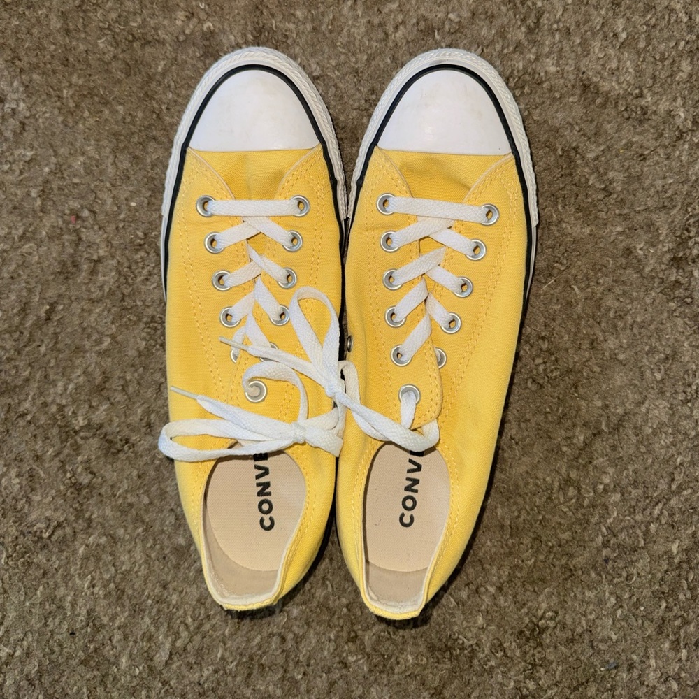 Converse Sunburst Yellow Sneakers